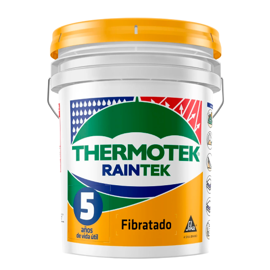 THERMOTEK ACRILICO RAINTEK FIBRATADO 5 AÑOS 18 LTS
